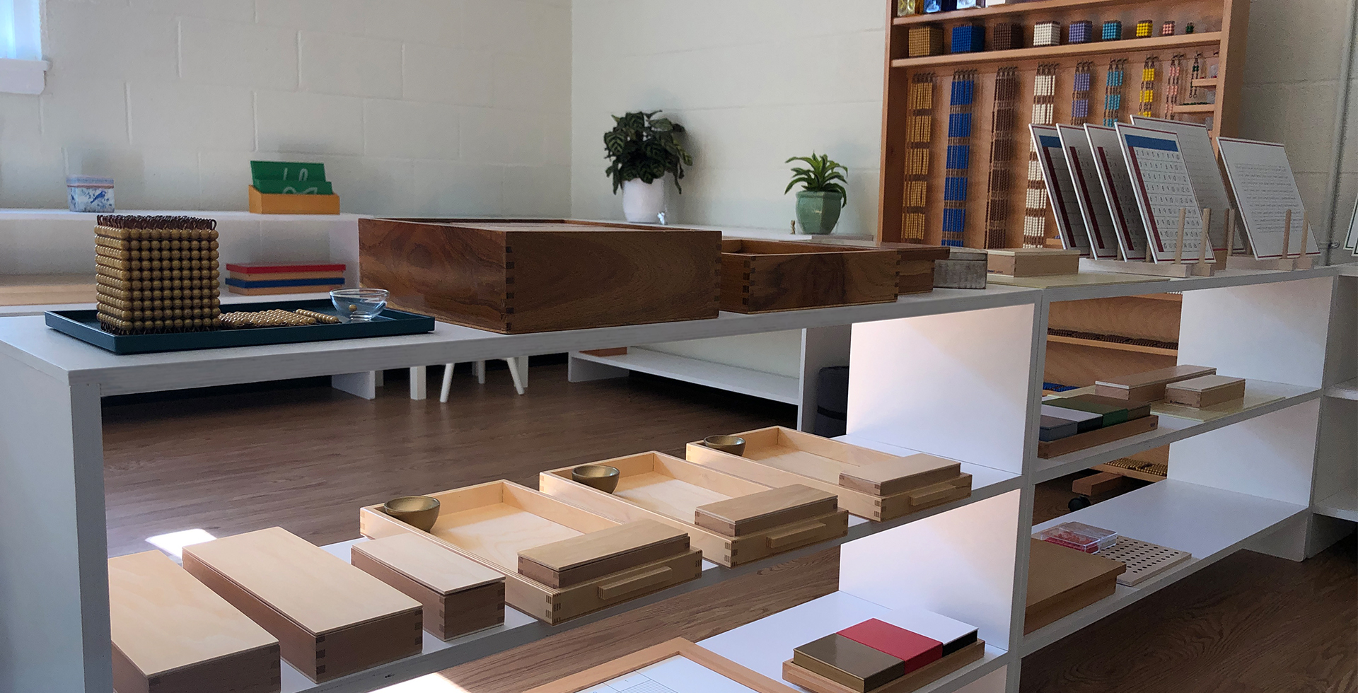 Biesse America and Cefla build shelves at Montessori school in Charlotte, NC